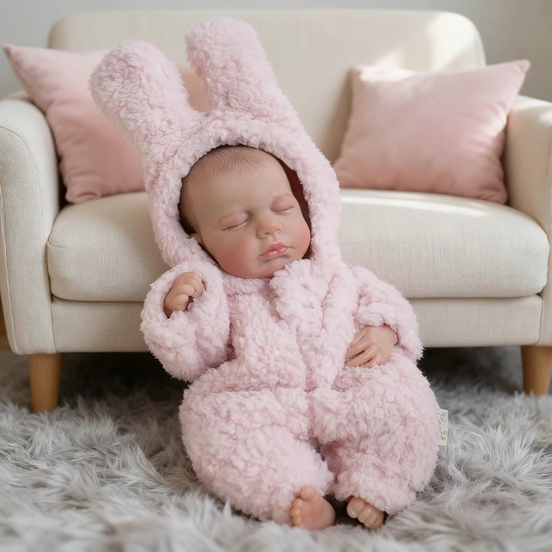 

Кукла Лолуу для спящей девочки длиной 30 см с бутылкой и хлопковым корпусом COA или виниловым корпусом на выбор