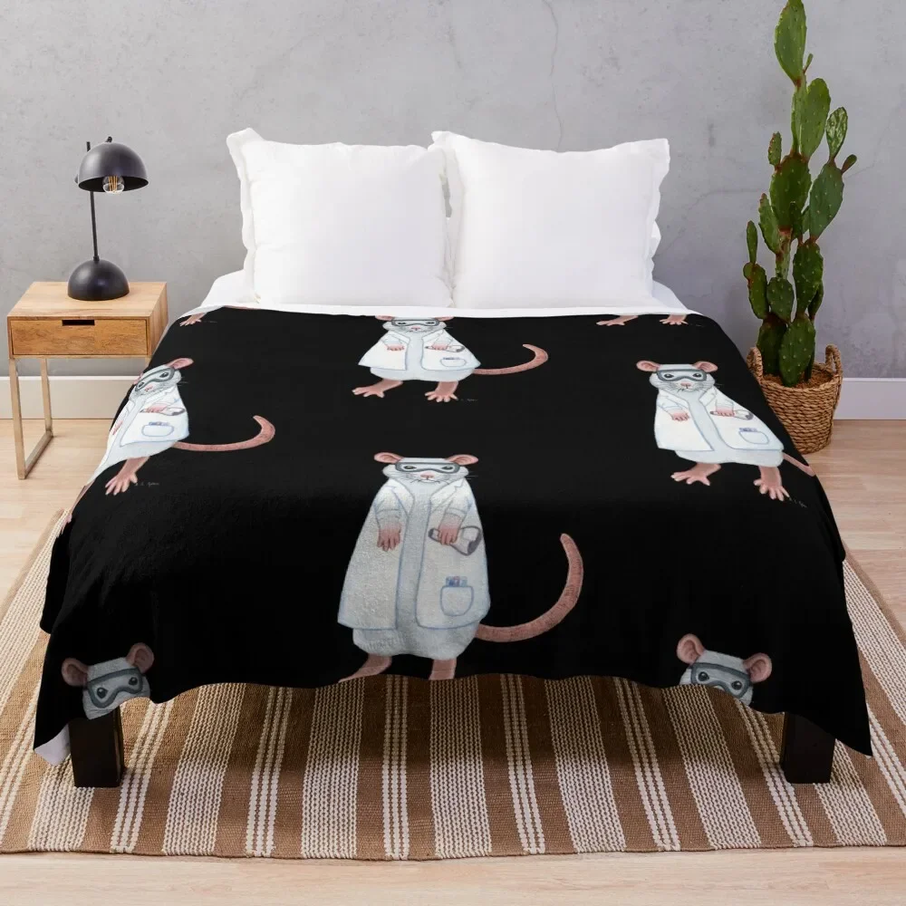 

Lab Rat Throw Blanket Luxury Throw Warm Blankets