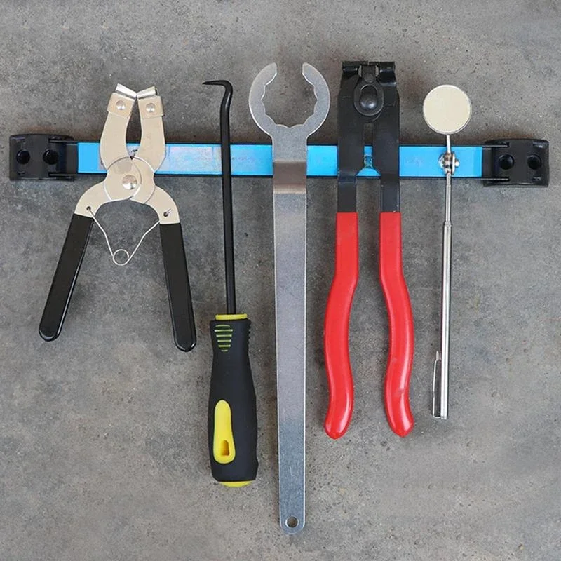 Magnetic Tool Holder Heavy-duty Magnet Tool Bar Strip Rack Space-Saving & Strong Metal Organizer Storage Rack for Knife Wrench