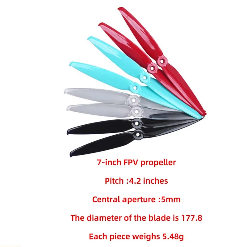 GEMFAN Flash 7042 7-inch two-blade propeller model FPV quadcopter durable racing forward and reverse propellers