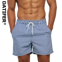 DATIFER, pantalones cortos con estampado de playa para hombre, traje de baño para surfear, bañadores de entrenamiento físico, ropa deportiva masculina con pantalones con bolsillos