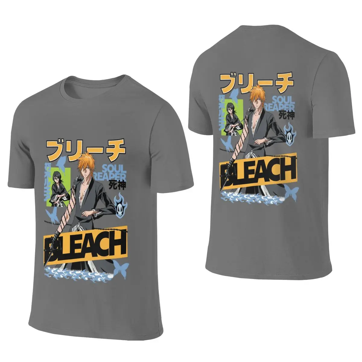 Soul Reaper Path Slim Fit Reversible T-shirt Commuting Vibe Bright Colors Tee