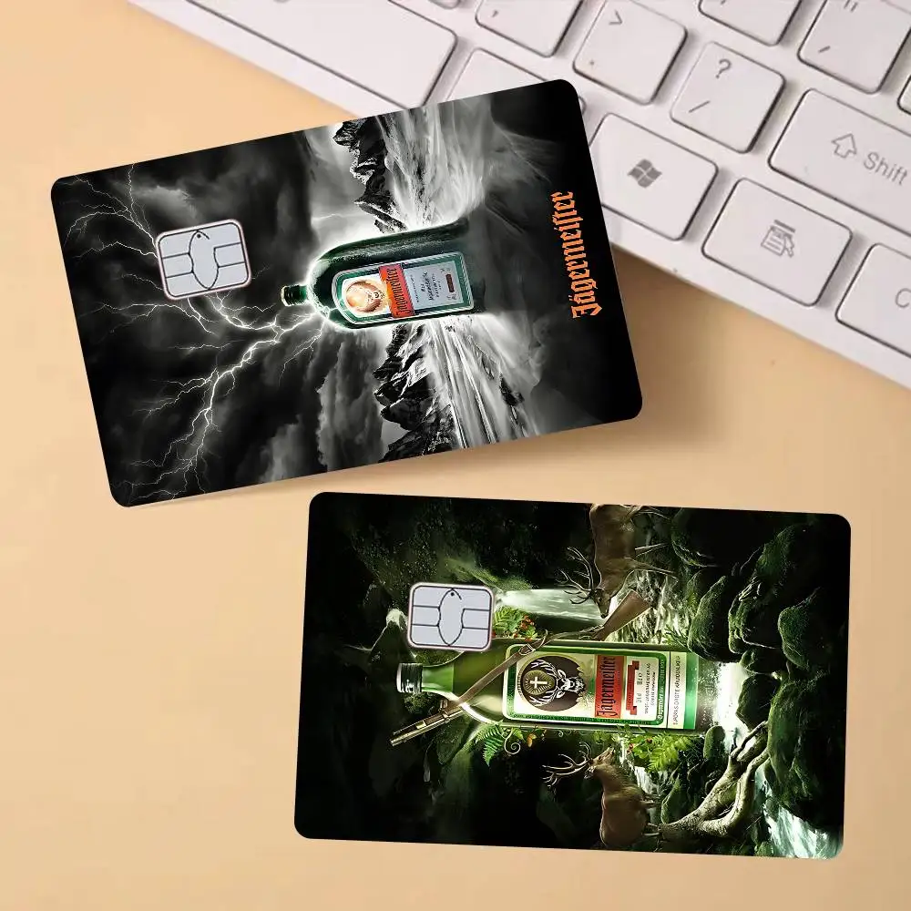 Klassische J-Jagermeister Anime Anime Aufkleber Film Haut Abdeckung für Kreditkarte Debit Bankkarte Front