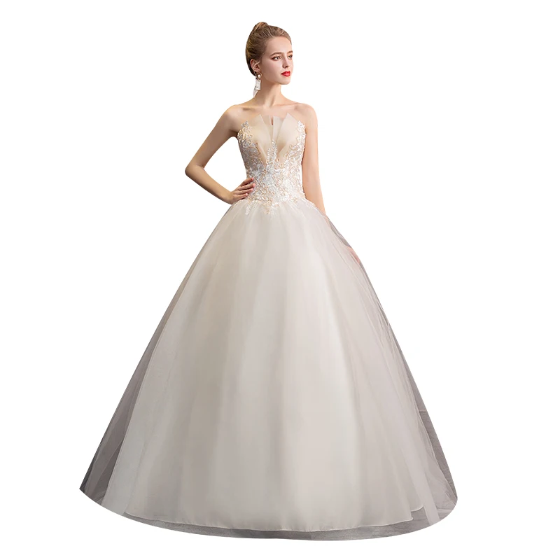 Main Wedding Dress 2026 New Style Trailing Graceful Mori French Tube Top Bride Summer Simplicity out Light Gauze Dress