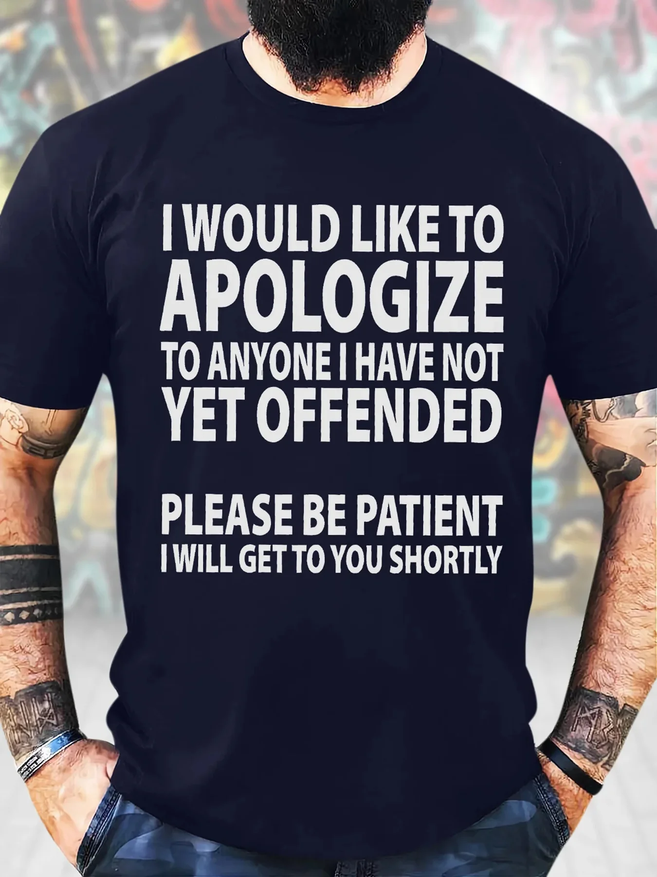 Retro Grunge Sarcastic Offend Quote Loose Cotton Vintage Y2K Street Daily Short Sleeve Top