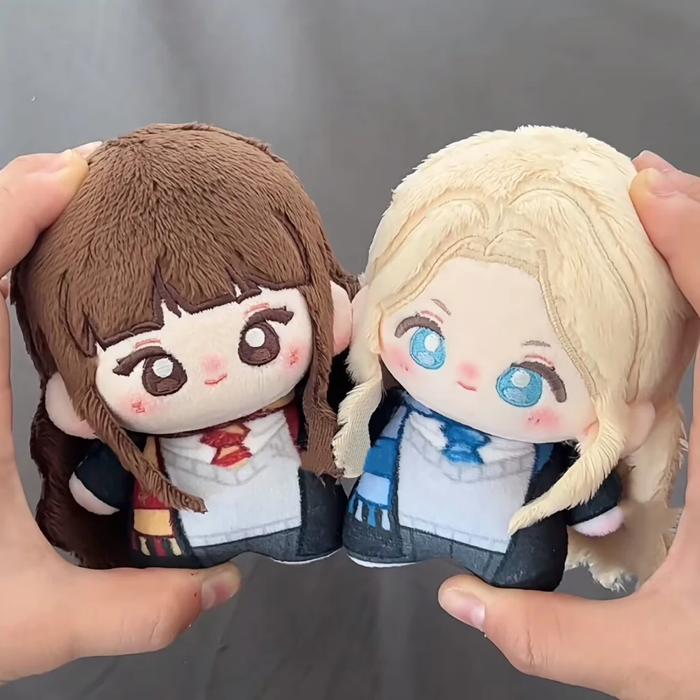

10cm Hermione Granger Plush Doll Soft Plushies Printed Fans Gifts Cute Luna Lovegood Stuffed Toy Pendant Doll Collect