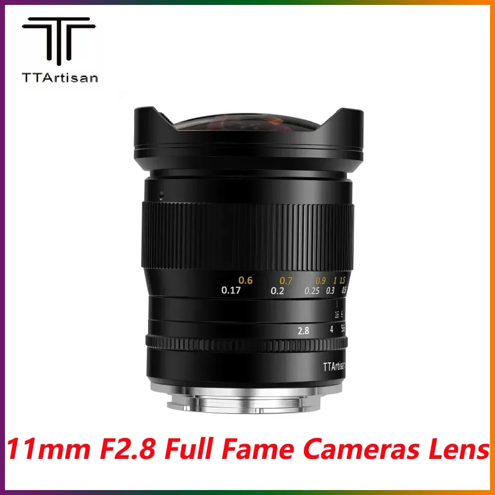 

TTArtisan 11mm F2.8 Full Fame Fisheye Lens for Nikon F Canon EF EOS Camera 760D 5D4 5D3 80D 650D D850 D810 D7200 D3 DSLR