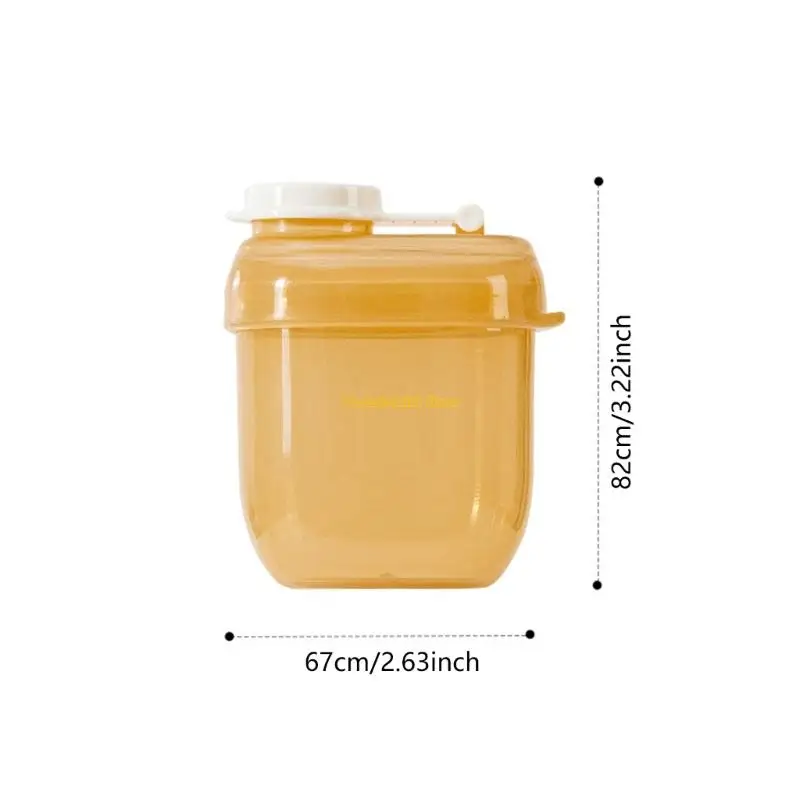 WXTD draagbare babymelk poeder kas container doos voor eenvoudige reis buiten gebruik zuigelingen formule dispenser opbergdoos