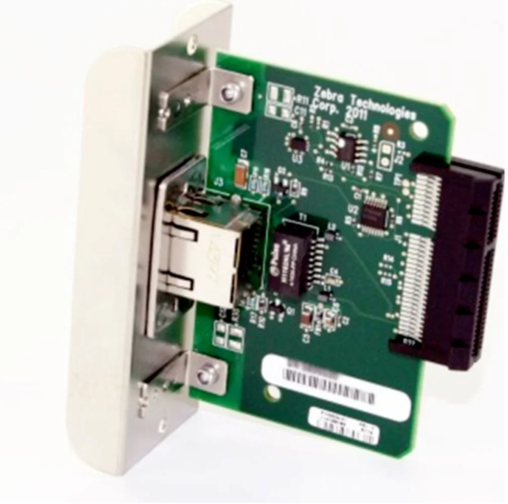 Per stampante di codici a barre Zebra ZT210 ZT230 scheda di rete cablata integrata scheda PCBA P1038204-01