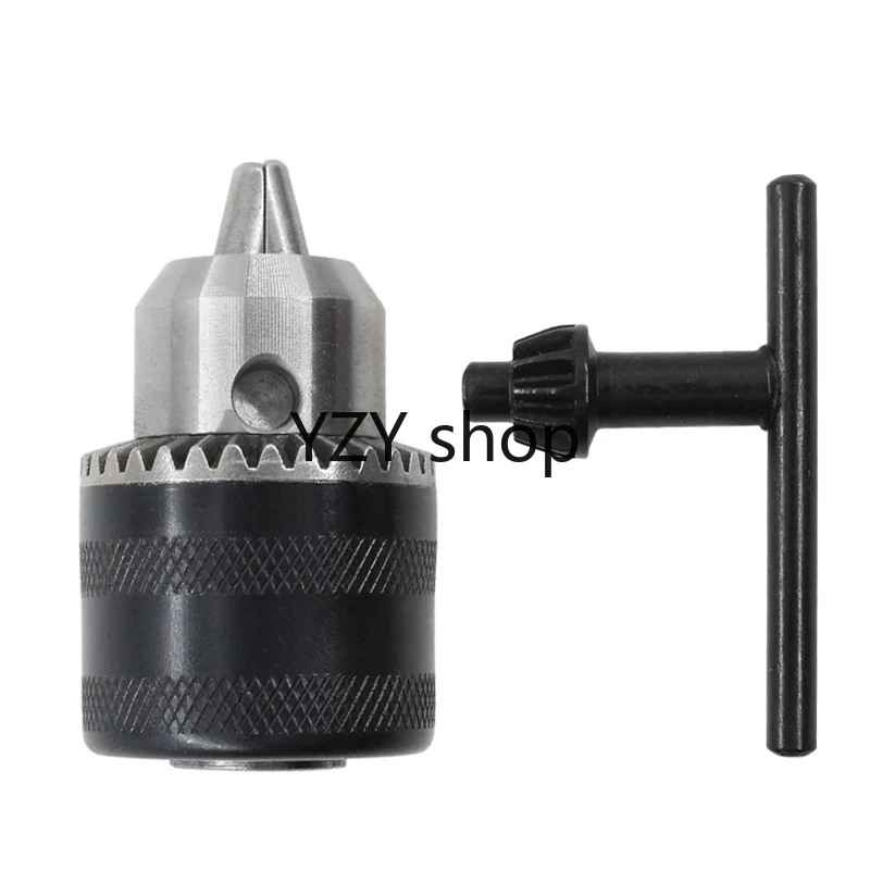 

1pcs Thread Drill Chuck 1.5-13mm B16 3/8 Conversion Drill Chuck 1/2 M12x1.25 Wrench Into Electric Drill Keyless 3 Jaw Chuck