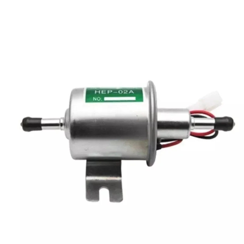 HEP-02A Brand new Silver fuel Pump 12V Universal Fuel Low Pressure Universal Diesel Petrol Gasoline Electric Fuel Pump