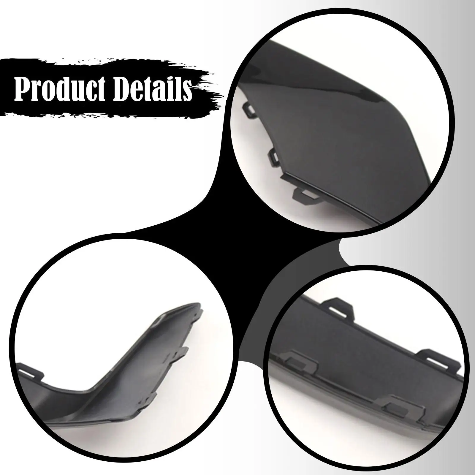 2 قطعة المصد الأمامي الحافة صيانة اكسسوارات السيارات لفورد