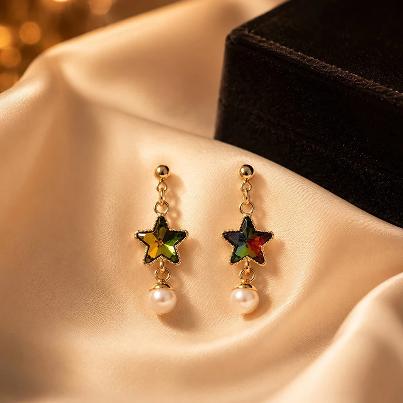 GANPUP Süße Funkelnde Schleifenförmige Kubische Zirkonia Ohrstecker für Frauen Neue Mode Ohrschmuck Party Valentinstagsgeschenk сережки – Detail 7
