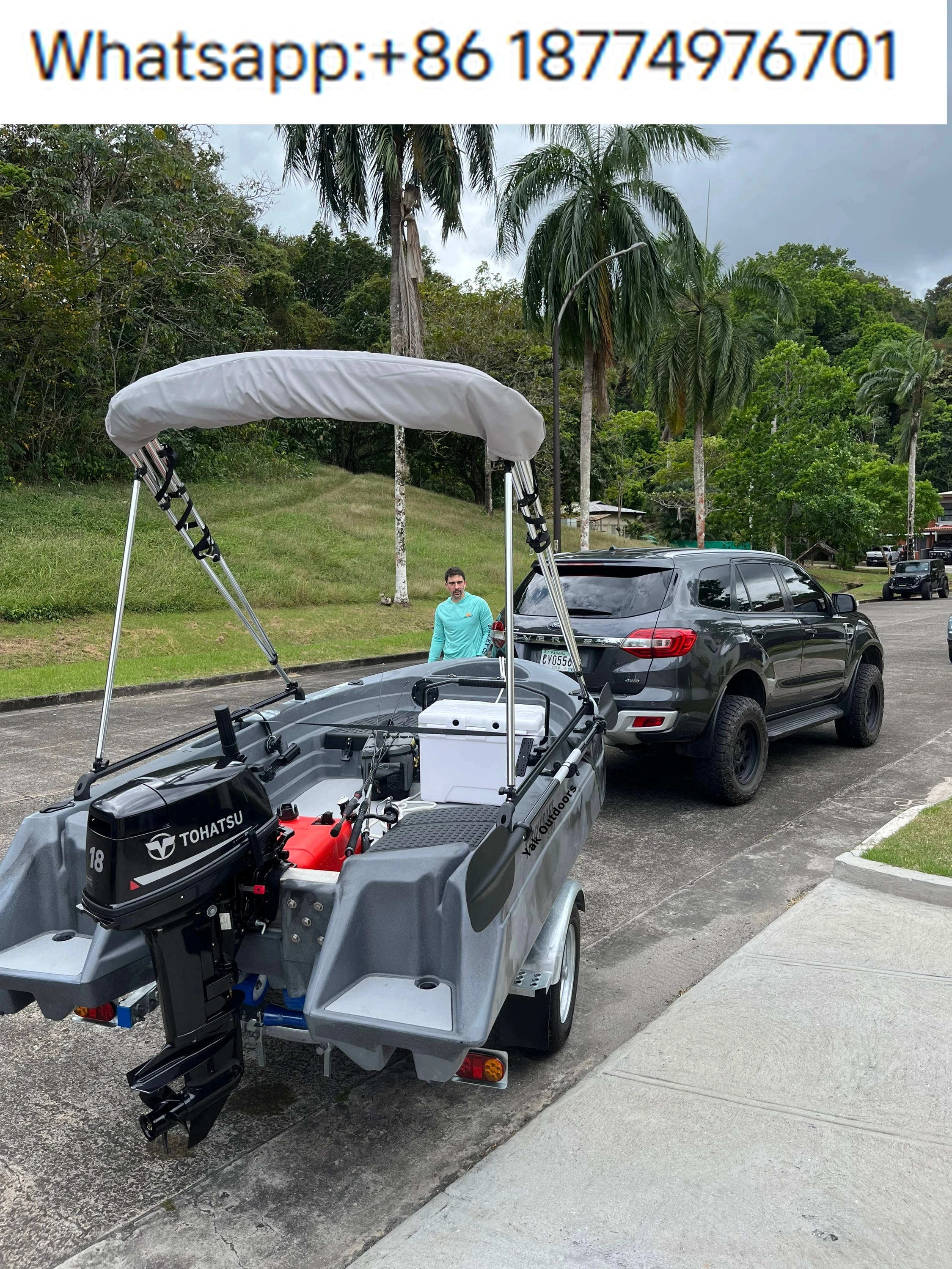 Outdoors Luxury Sport Yacht Eco-Friendly HDPE Folding Light Weight Max Load 300kg Stable Durable Leisure Drifting Lake River