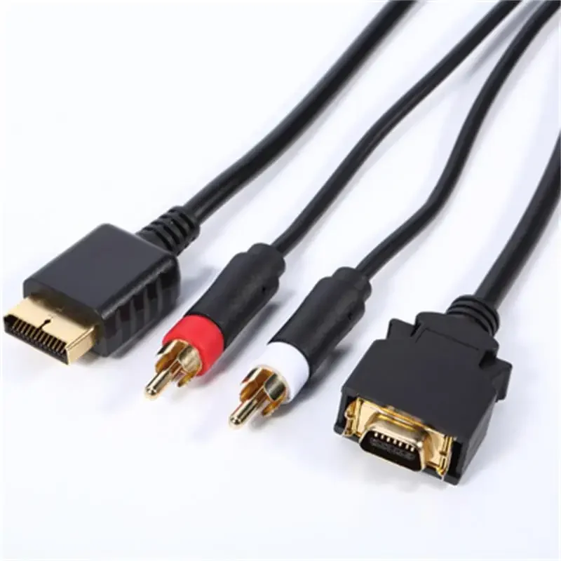 High quality cable for SEGA Dreamcast DC Definition Audio Video Cord RCA Sound Adapter HD PAL NTSC VGA box Cable - view 5
