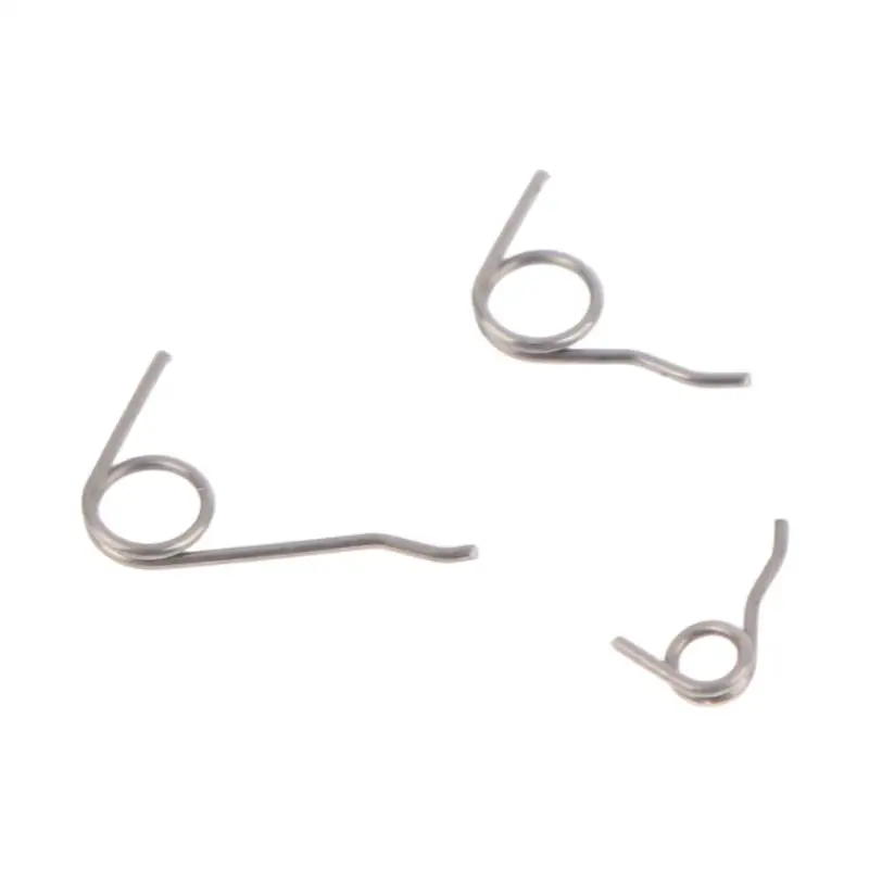 Stainless Steel Jewelry Lobster Clasps Torsion Spring Wire Dia 0.3mm Jewelry Mini Lobster Clasps Spring Small Torsion Spring