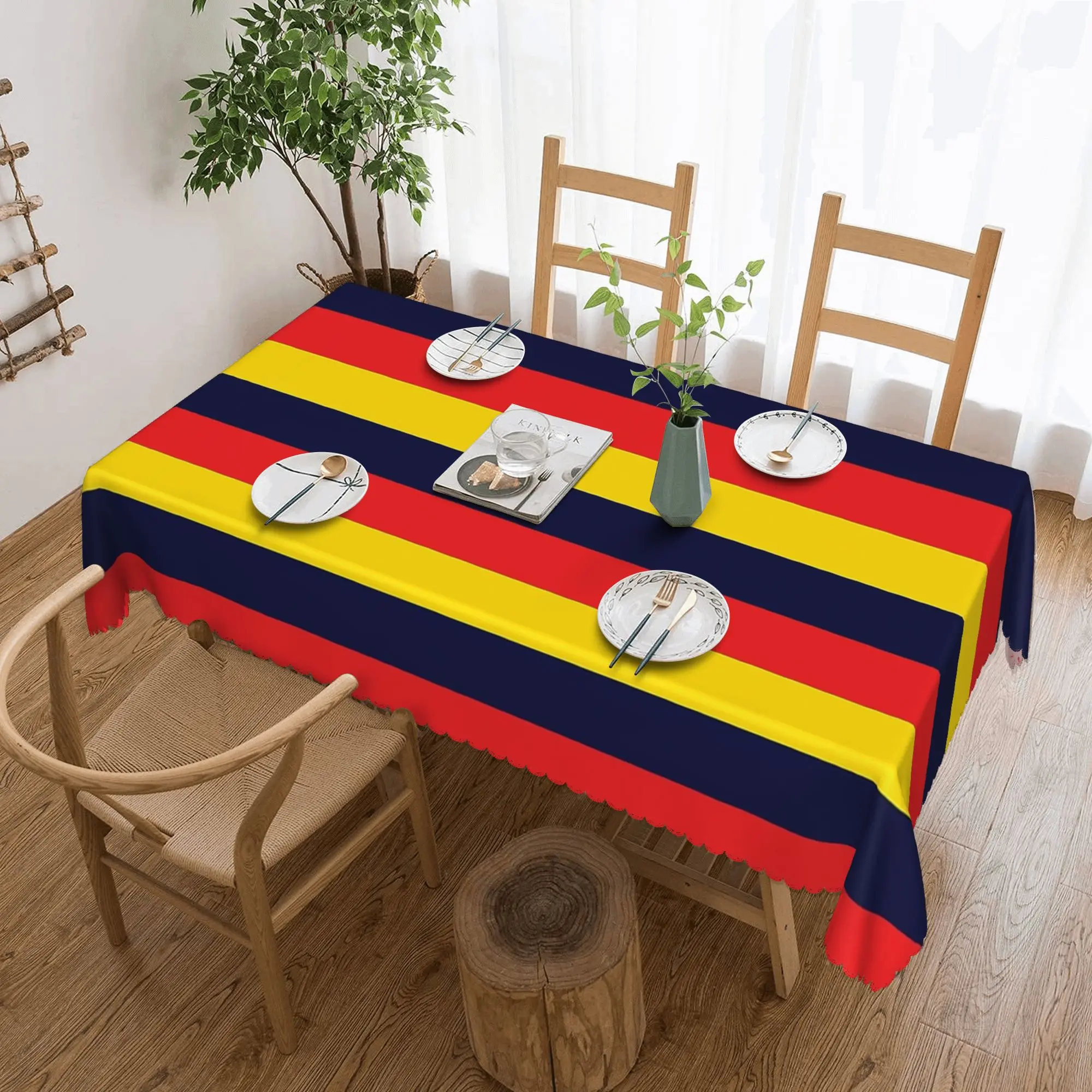 

Custom Adelaide crows Graphic Rectangular Tablecloth Oilproof Table Cover for Dining Events Table Cloth