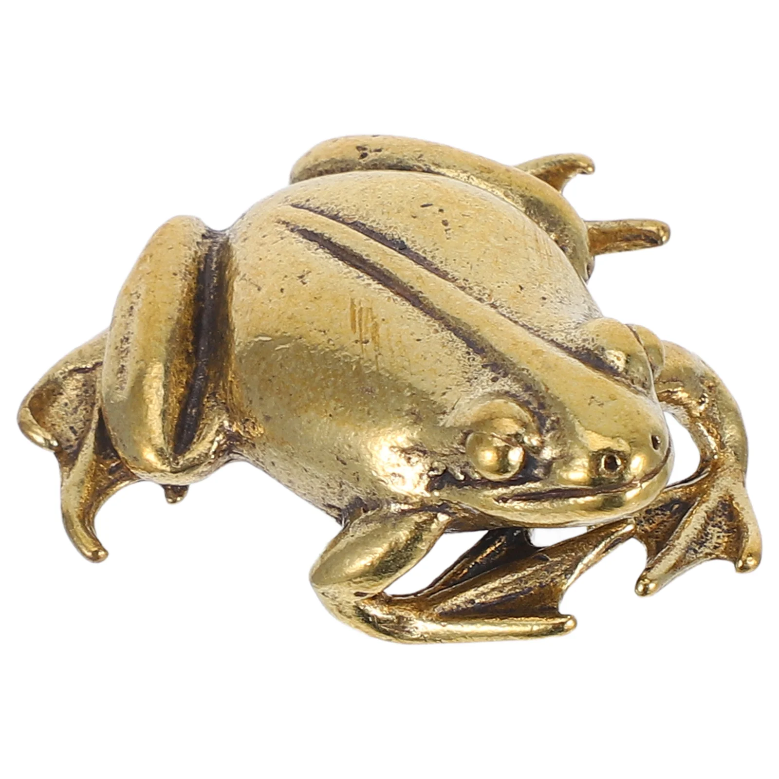 

Office Decor Ornaments Frogs Sculpture Decorations Statue Miniature Golden Desktop Vintage Figurine Lovers