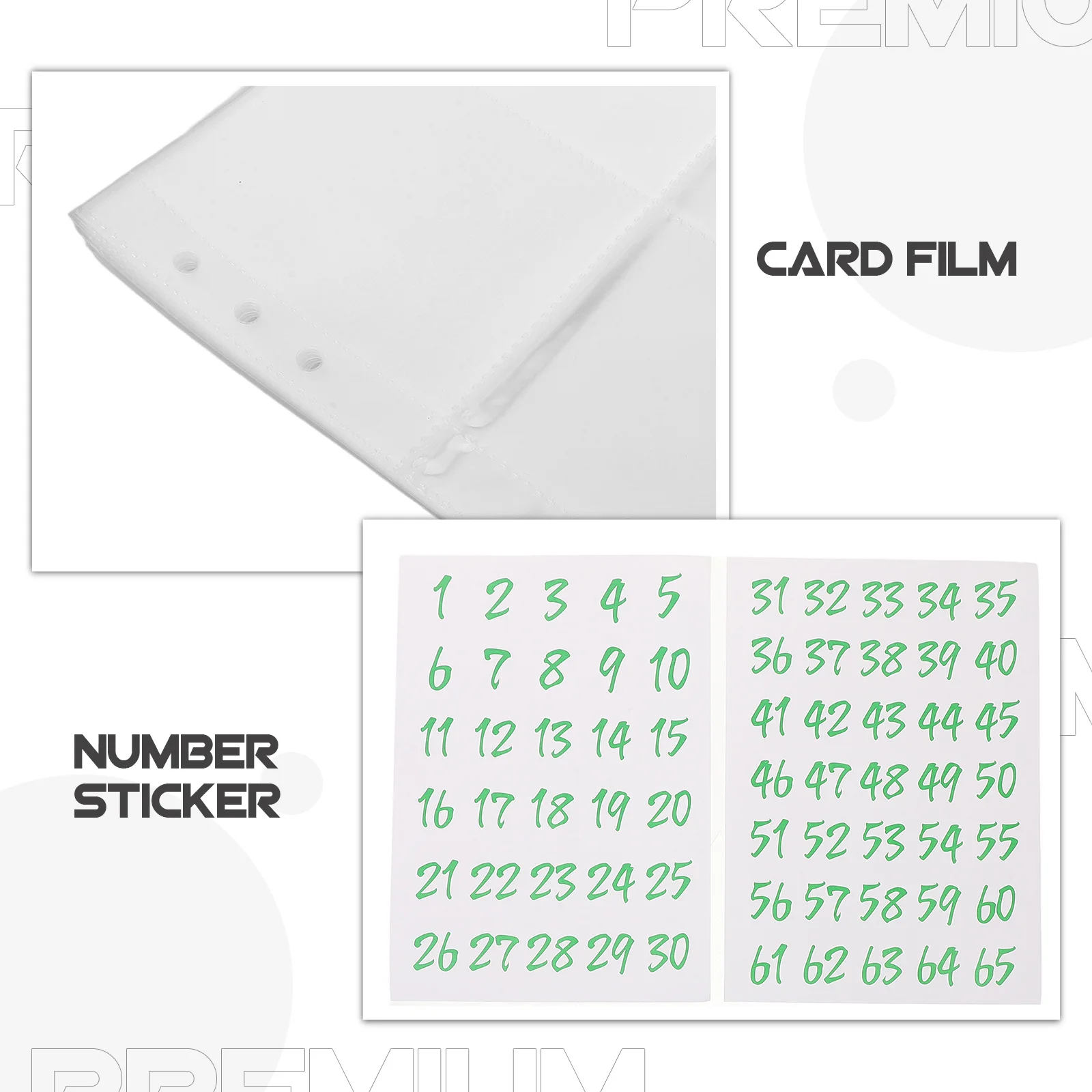 

1 Set Marble-Themed Cash Saving Planner Inner Core 100-Day Challenge Money Binder Refills Four-Grid Card Films Sticker Sheets