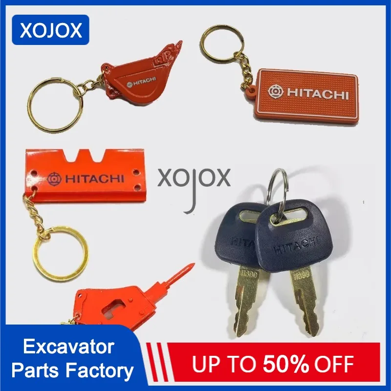 

XOJOX 2 шт. Grab BU0028 H800 для Hitachi zax ex200 210 60 70 120 ключ зажигания экскаватора дверной замок брелок F0002