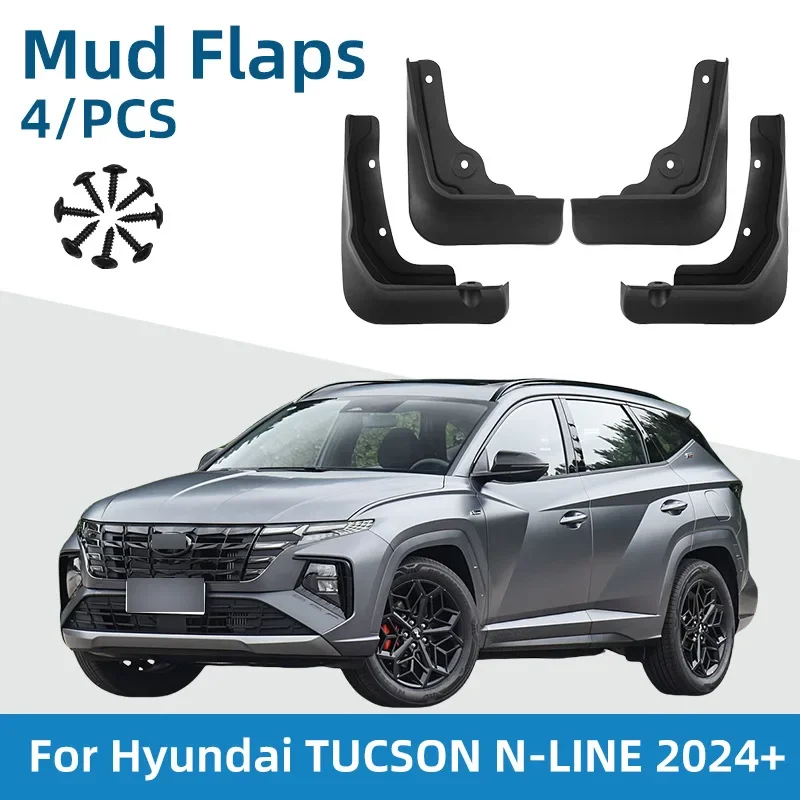 For Hyundai Tucson N-Line 2024 tire mudguard car fender car fender fender flares car accessories