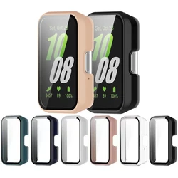 Case+Glass for Samsung Galaxy Fit 3 All-around Anti-scratch Pc Bumper Screen Protector Cover for Samsung Galaxy Fit3 Accessories