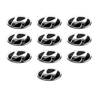14mm 16mm 19mm Car Key Emblem Stickers Keyhole Logo Decals For Hyundai N I30 I20 I10 Venue Veloster Tucson Getz IX35 IX20 IX25