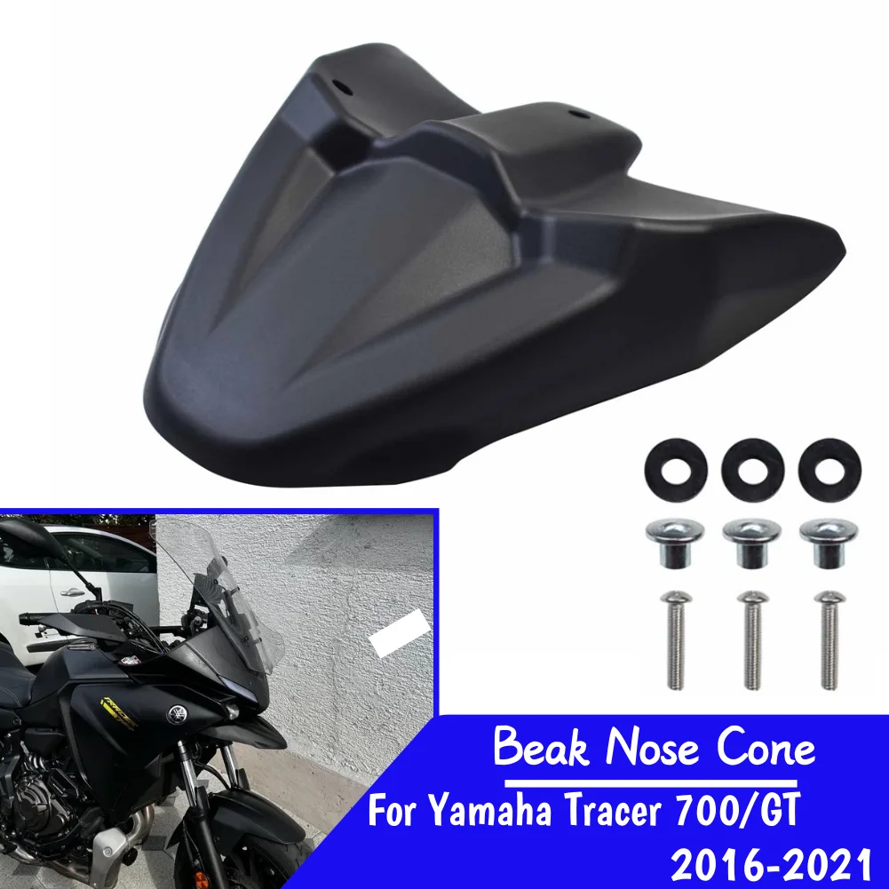 

Tracer700 Beak Nose Cone Extension Cover For Yamaha Tracer 700 GT 2016-2021 Motorcycle Front Wheel Fairing Winglet Extender Cowl