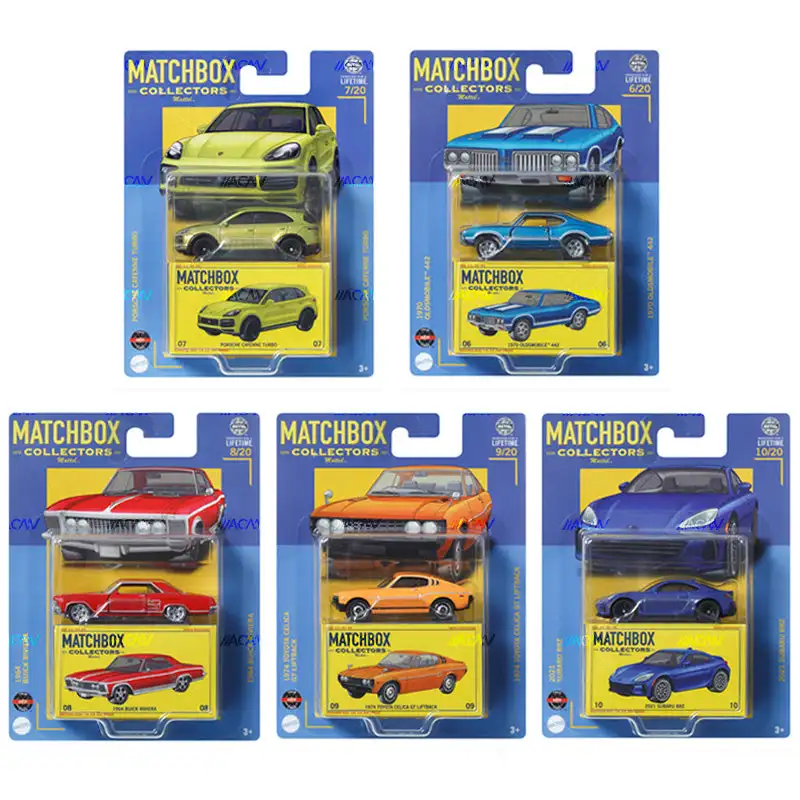 2024 Matchbox Collectors Car Cayenne Turbo 2018 Bugatti Divo 2021 BRZ 1/64 Metal Die-cast Model Toy Vehicles GBJ48