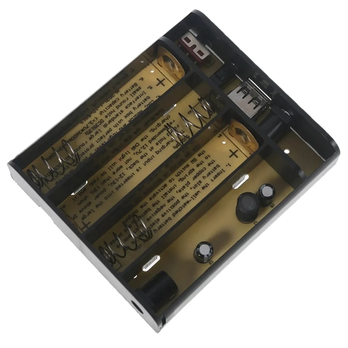 Y31A 5V 9V 12V Output DIY 18650 Battery UPS Power Supply Box for Car DVR Wireless Router Modem Mobile Phone and More