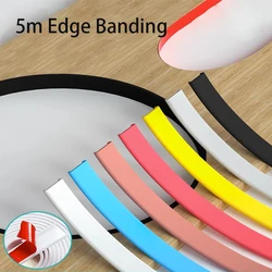 5M U-Shape Edge Banding Strip Self Adhesive Veneer Furniture Corner  Guards Wood Cabinet Edging Repair Protector Restoration