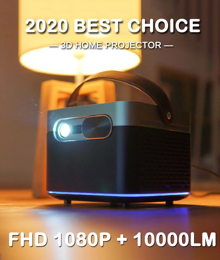Premium 3D Android Smart Phone Projector Mini Pocket Design for Sunlight Outdoor Office Video Wireless Cinema Movie Projector