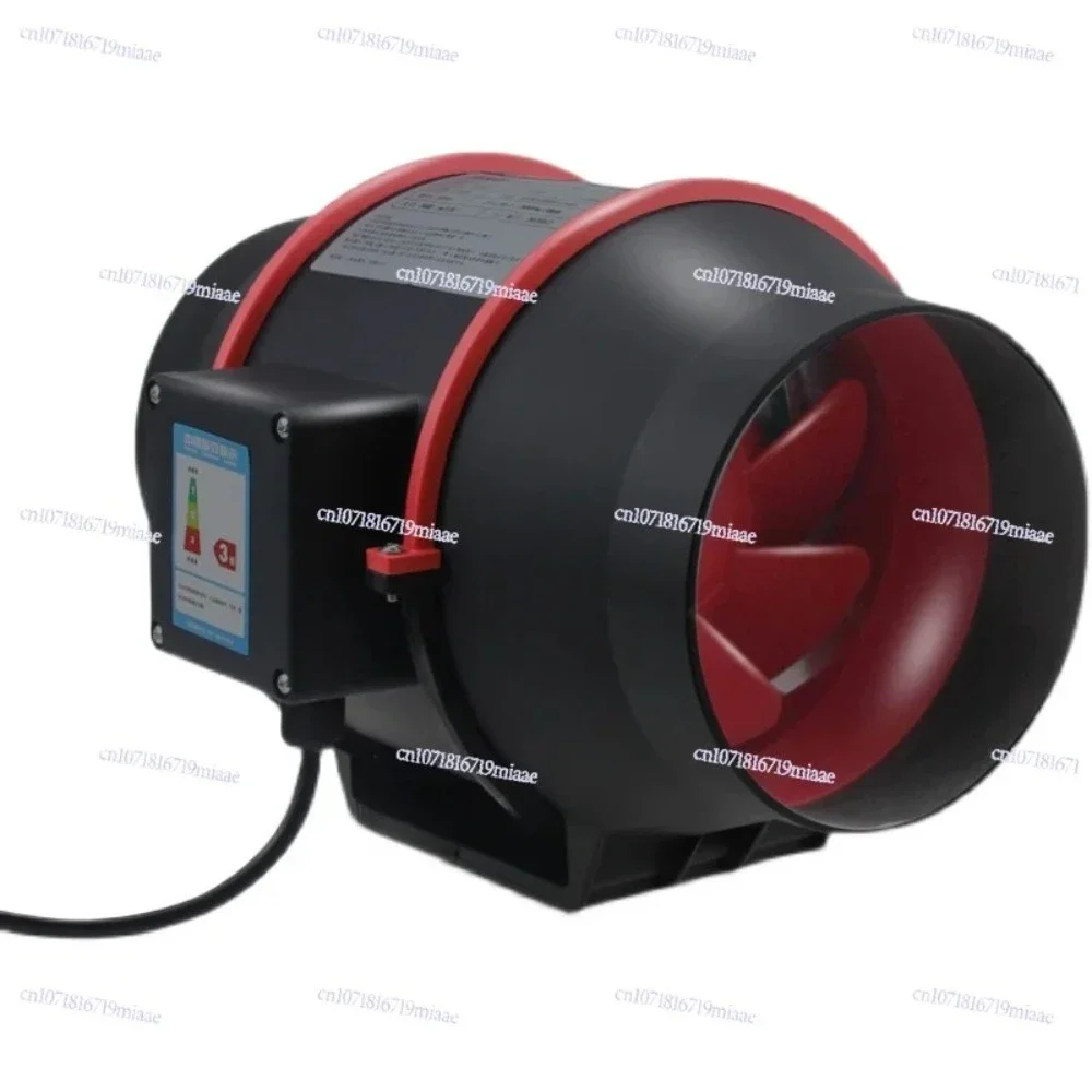 Pipe diagonal flow booster fan, room bathroom ventilation fan, kitchen range hood