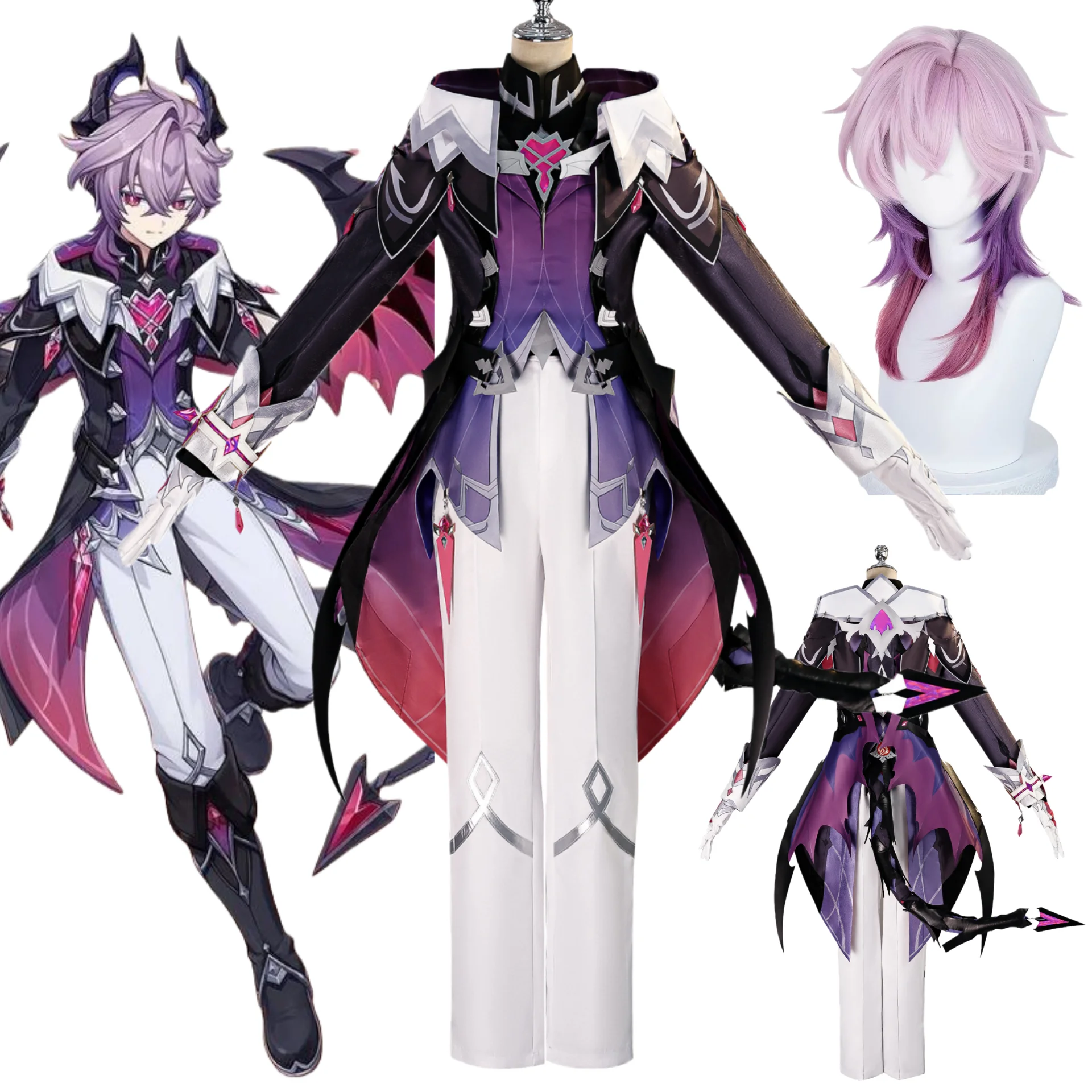 دورين أزياء تنكرية شعر مستعار لعبة جينشين إمباكت أنيمي ميني دورين عيد الميلاد ملابس حفلات الهالوين #1