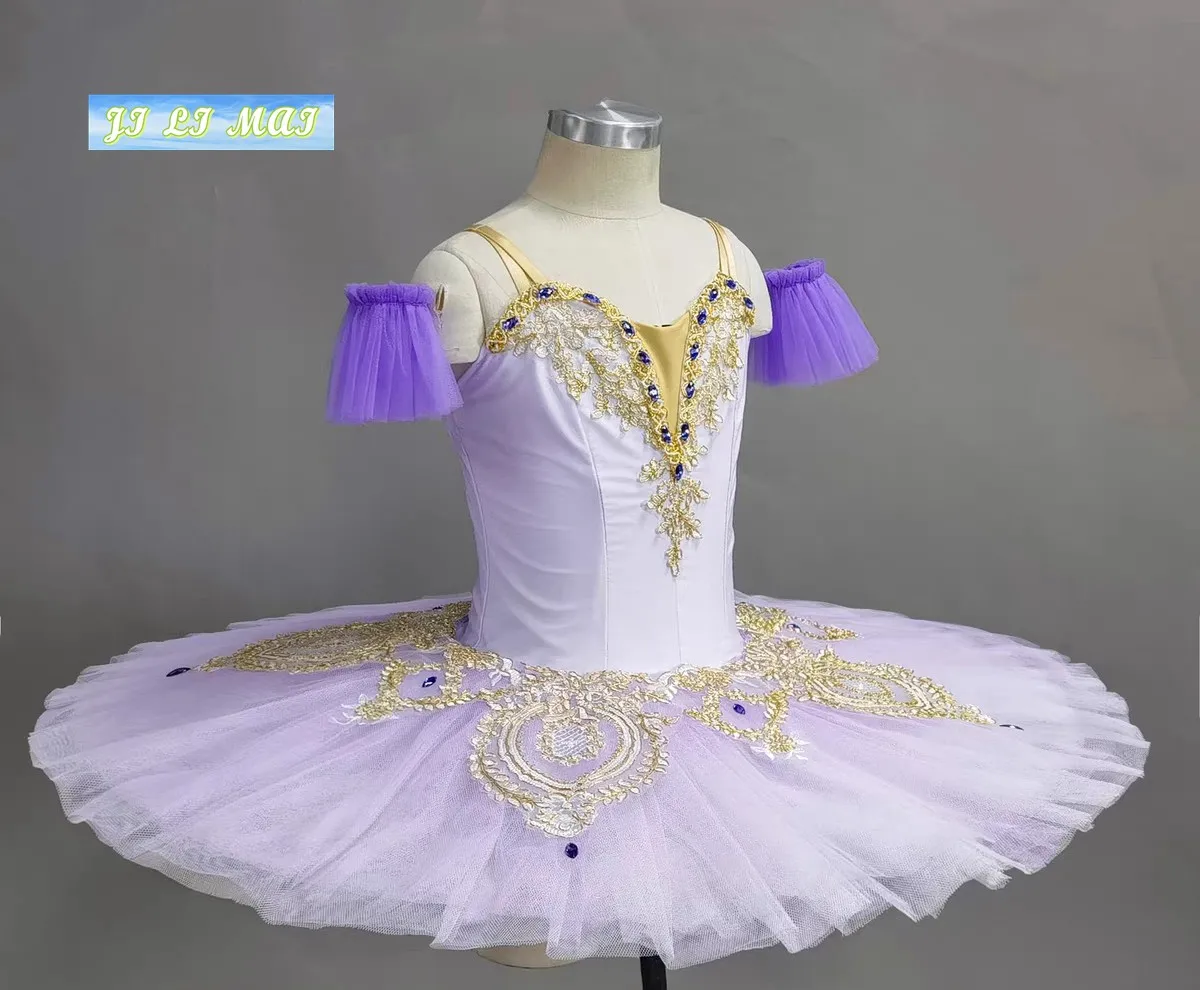 

Professional ballet tutu multi-play ballet Pancake dress Children adult purple