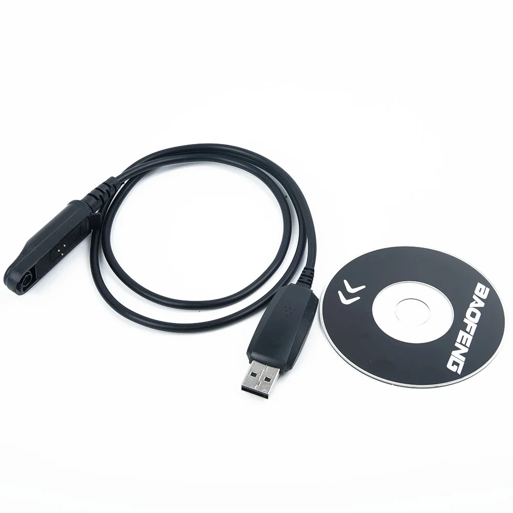 High Speed USB Programming Cable Cord CD for Walkie Talkie A58 Radio Stable and Efficient Programming Experience