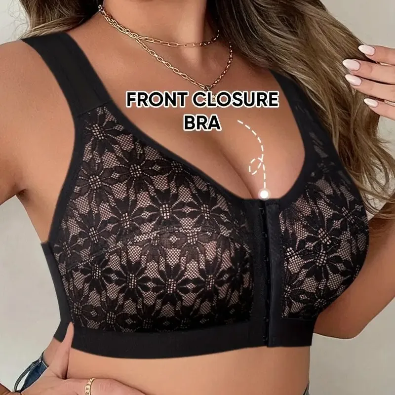 

Breathable Sports Bra Wireless Yoga Top Floral Pattern Comfortable Thin Padded Workout Bralette for Women