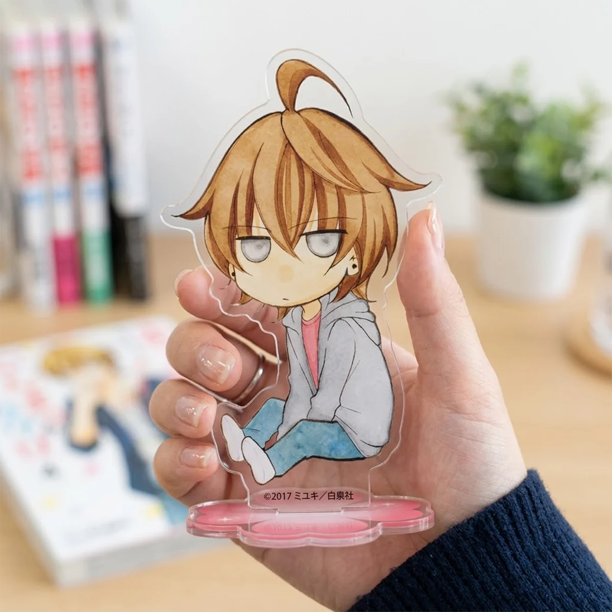 Anime Cheeky Brat 15cm Acrylic Stand, Surprise Gift, CB Character, Office Side Shelf Decor, Holiday Exchange Gift Keychain