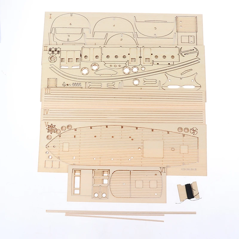 Hete Verkoop 1/30 Nurkse Assemblage Houten Zeilboot Diy Houten Kit Puzzel Speelgoed Zeilen Model Schip Cadeau Voor Kinderen En Volwassenen