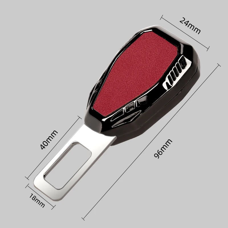 Car Seat Belt Buckle Clip Extender For Chery Jetour X70 X90 Plus Dashing X70S X90S T2 T3 X95 DASHING i-DM Metal Suede Lock Buck