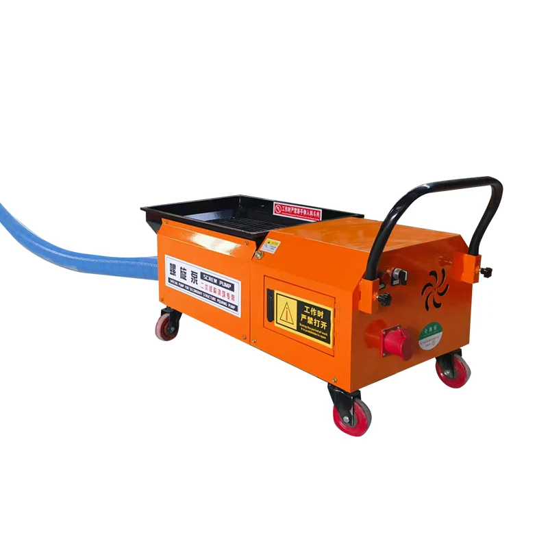 Secondary Structure Concrete Pump 220 or 380 Volt Electric Trailer Concrete Pump New Mobile Small Concrete Pump Machine