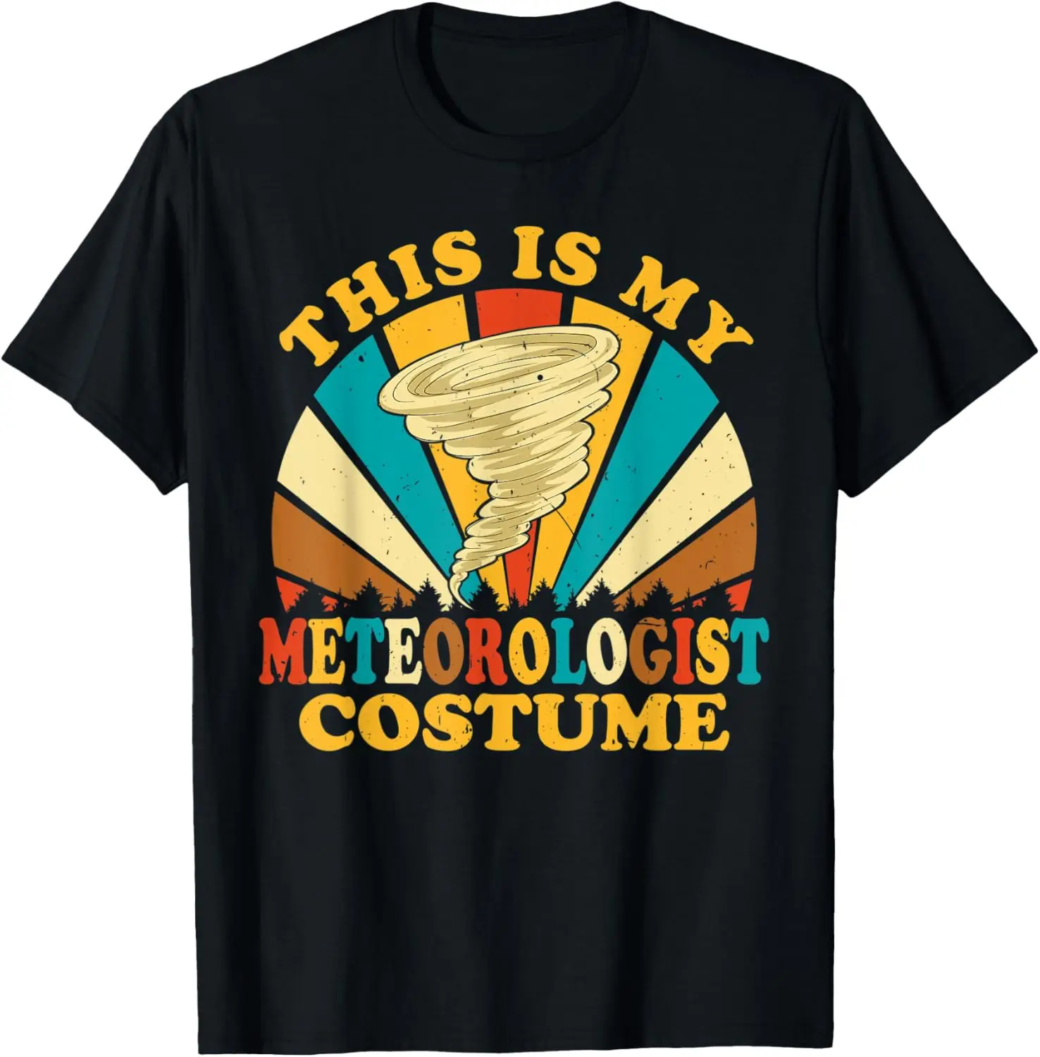 This Is My Meteorologist Costume - Retro Storm Meteorology T-Shirt