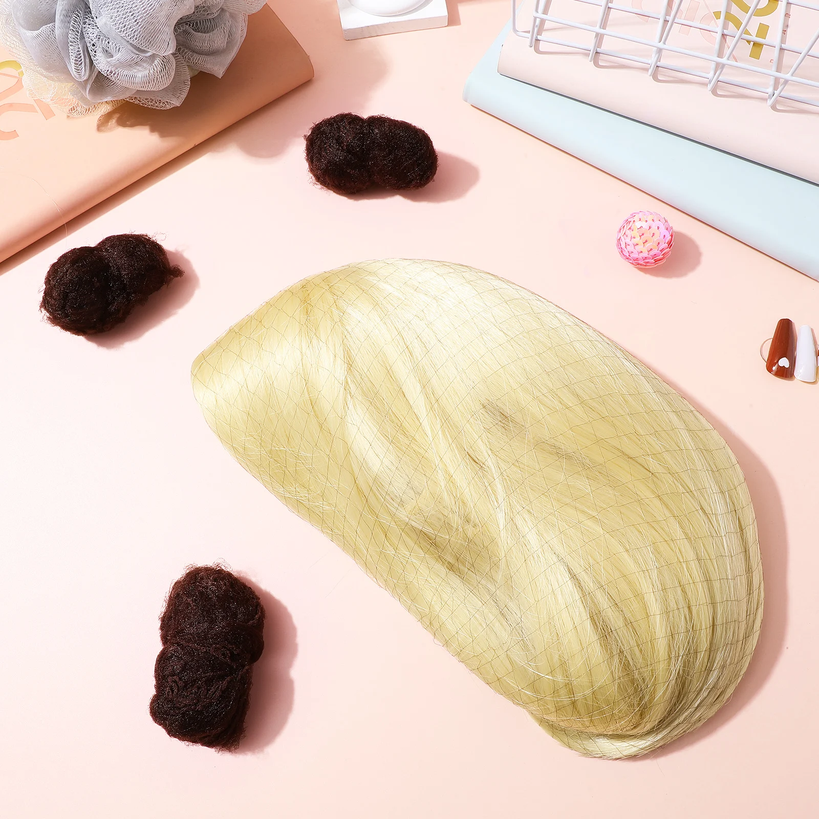 

100pcs Hair Nets Invisible Elastic Mesh Lightweight Breathable Caps for Women Girls Stewardess Nurse