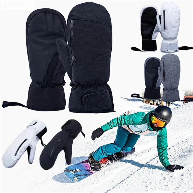 Unyeo Thick Snow Gloves, Snow Boarth Warm Gloves, Winter Sports Ski Gloves, waterproof snowboard nut