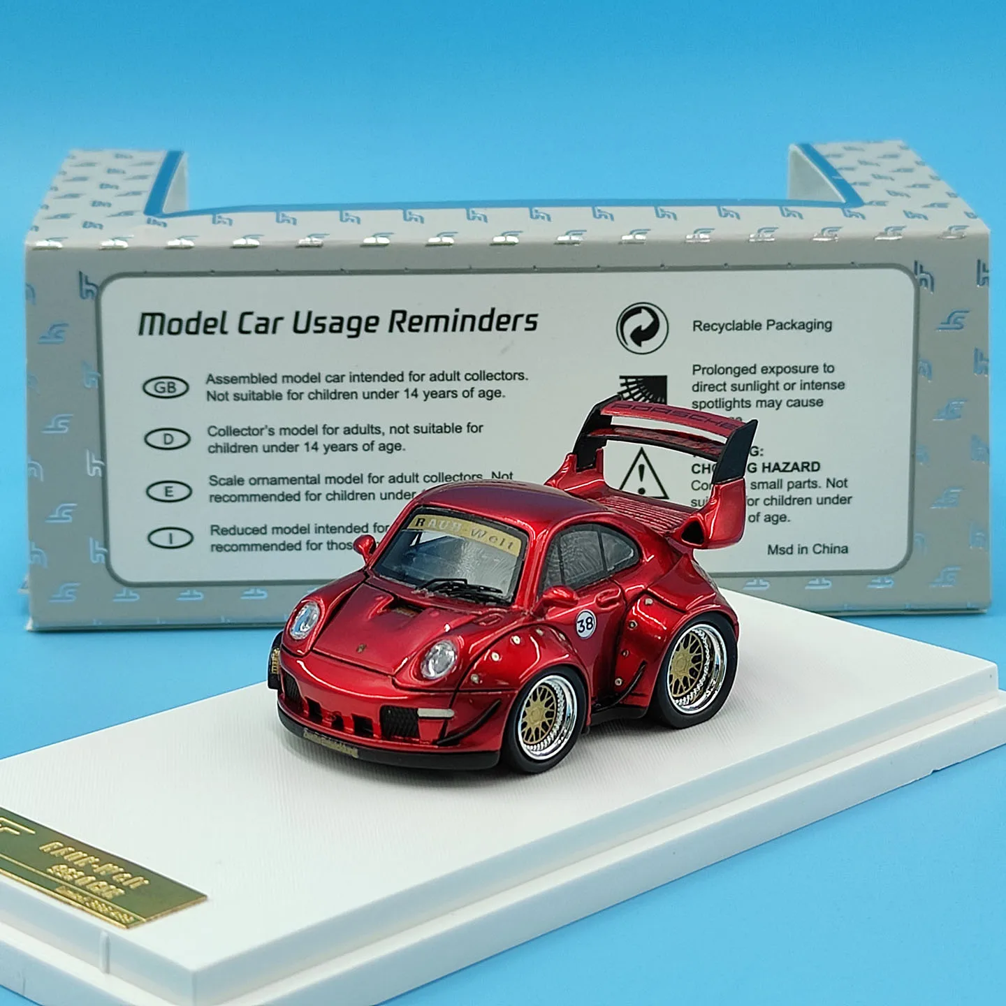 1:64 Scale RAUH-WeIt 993 Q Resin Car Model