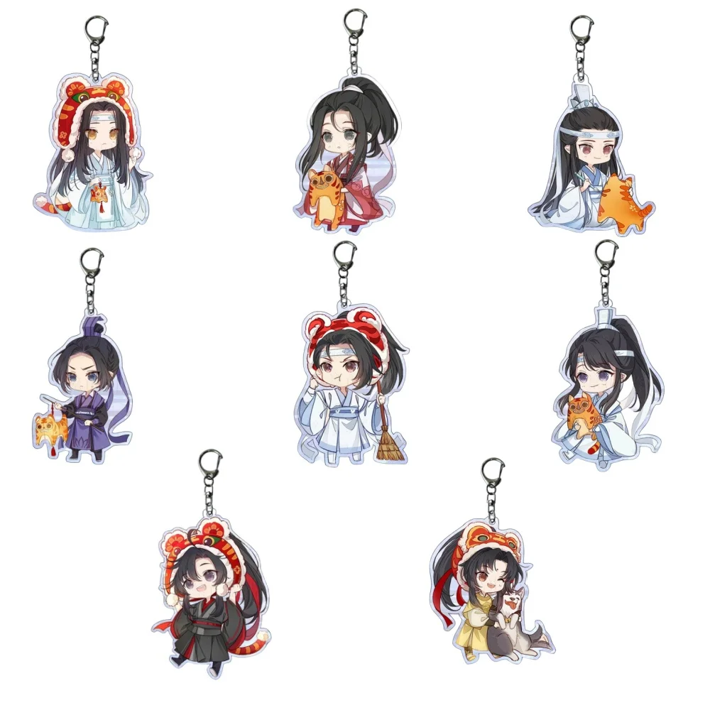 Mo Dao Zu Shi Key Chain Wei Wuxian Lan Zhan Jiang Cheng  Props The Grandmaster of Demonic Cultivation Bag Pendant Wholesale