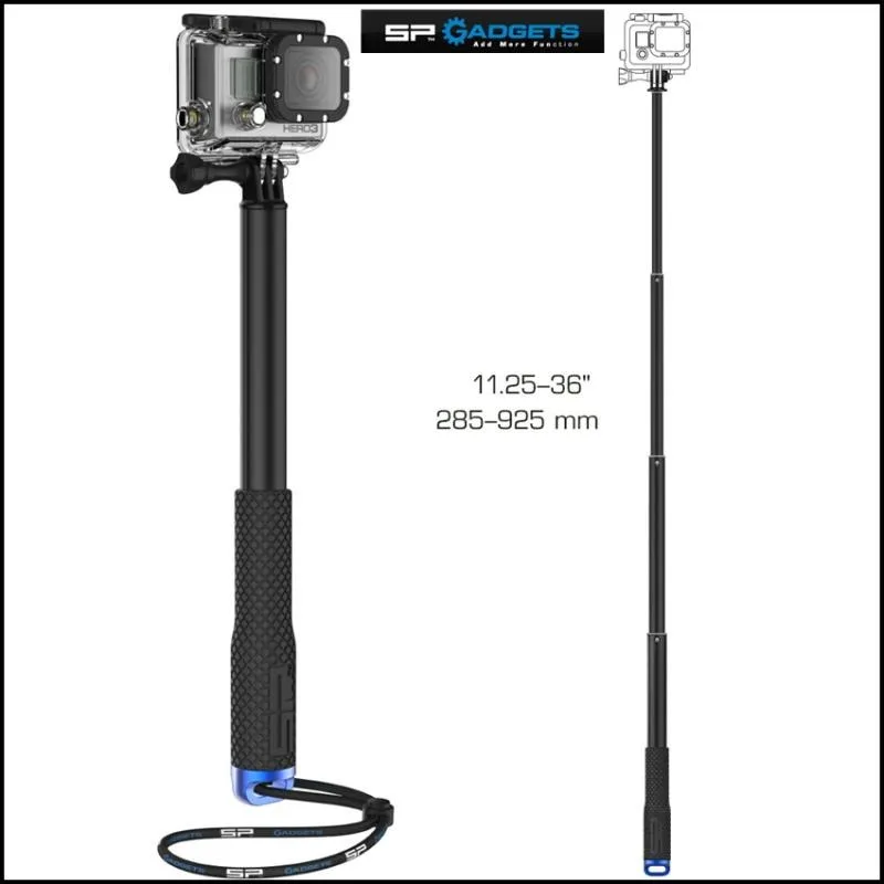 Action Camera Pole Selfie Stick for Hand Holding Lever Telescopic Lever 36 Inch Camera Stick