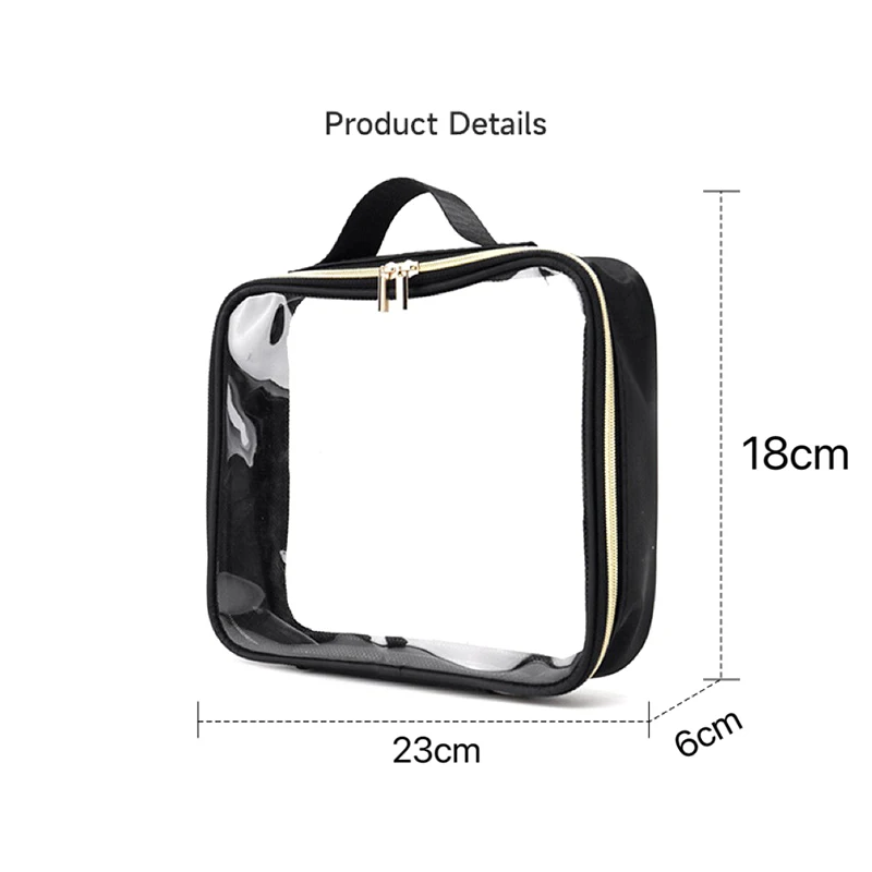 Large Capacity Cosmetic Organizer Beauty Women Case Portable Travel Wash Bag Female Transparent Waterproof Makeup Storage Pouch