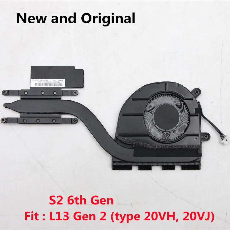 New Original UMA CPU Cooling Cooler Fan Heatsink for Lenovo ThinkPad L13 Gen 2 S2 6th Gen 2021 Laptop FRU 5H40X89402 5H40X89403