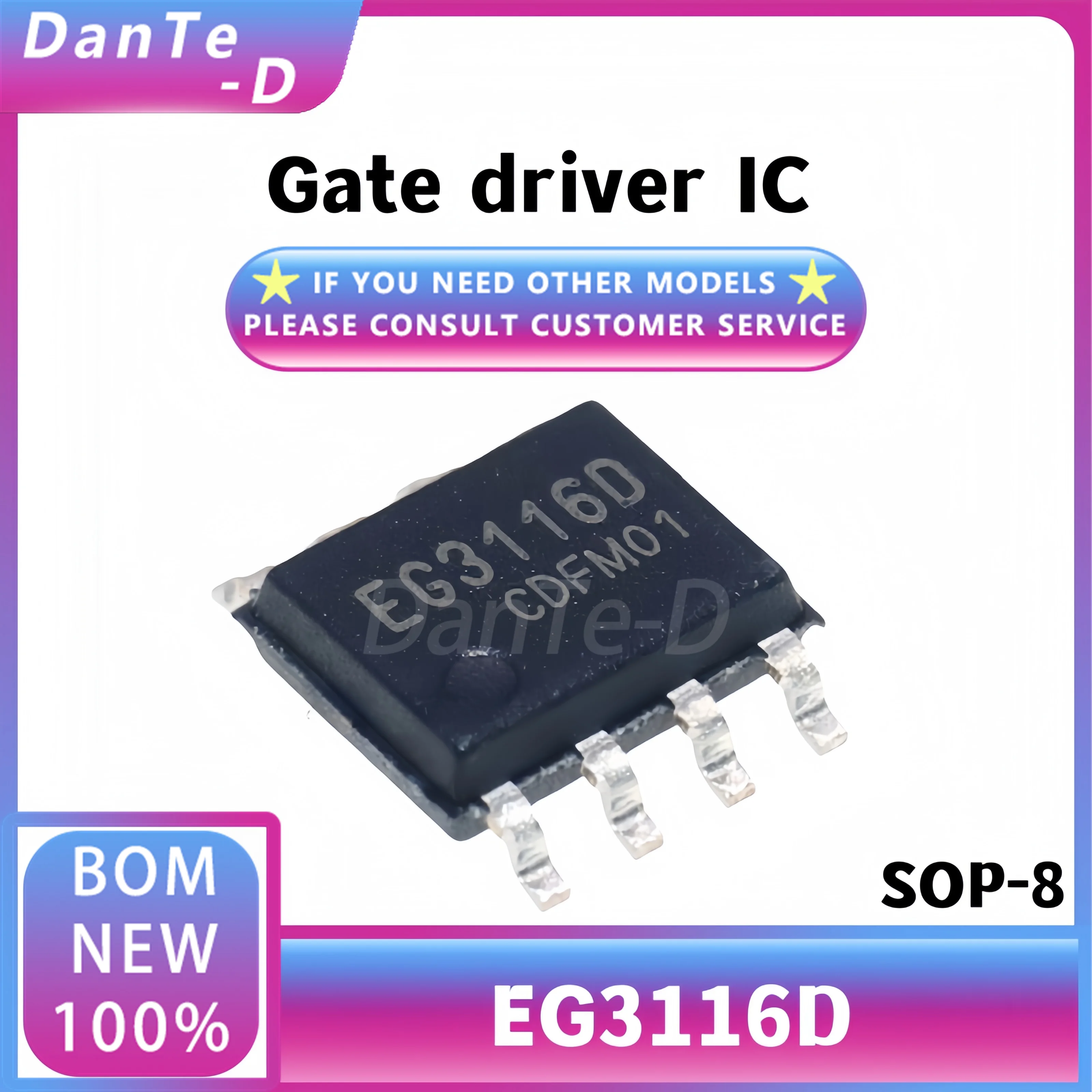 10PCS EG3116D original genuine SOP-8 high power MOS tube IGBT tube gate driver chip